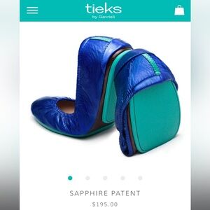 Sapphire Patent Tieks